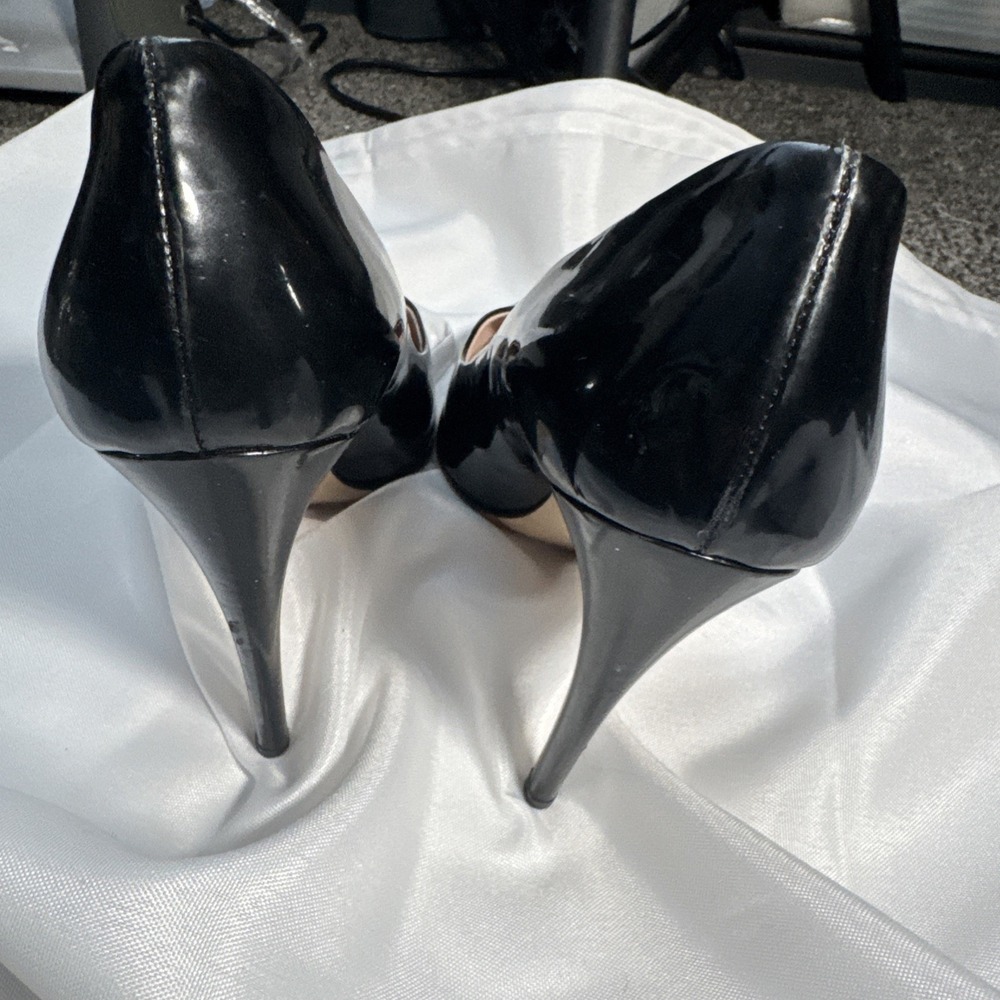 Mui Mui Black Suede High Heel Shoes Sz 39 - Picture 5 of 12